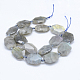 Chapelets de perles en labradorite naturelle  G-J373-24F-3