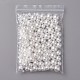 Umweltfreundliche Perlenperlen aus Kunststoffimitat MACR-ZZ0001-01-7