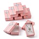 День Святого Валентина жена подарки пакеты картон комплект ювелирных изделий коробки с бантом и губкой внутри CBOX-R013-4-1