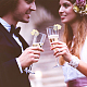 クラウドアクリルワイングラスチャームタグ  ワイングラスマーカー  結婚披露宴の装飾のため  ゴールド  29x40x1.5mm AJEW-WH0248-383B-6