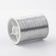 メタリックな刺繍糸  銀  0.1mm  約60.14ヤード（55m）/ロール  20のロール/箱 MCOR-R007-03-B-4