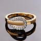 Classic Real 18K Gold Plated Tin Alloy Cubic Zirconia Rings for Women RJEW-BB09364-7G-2