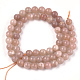 Chapelets de perles de sunstone naturelle naturelles G-S333-6mm-019-2