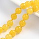 Natural Malaysia Jade Beaded Necklaces NJEW-F093-10A-3
