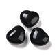 Natural Obsidian Heart Love Stone G-M393-02-1