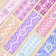 PANDAHALL ELITE 90Pcs 9 Colors Lace Style Handmade Soap Paper Tag DIY-PH0005-37-5