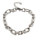 Браслеты из нержавеющей стали 304 figaro chains для мужчин и женщин BJEW-R021-07P-4
