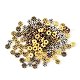 150Pcs 5 Colors Tibetan Style Alloy Daisy Spacer Beads TIBEB-YW0001-04-3