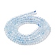 Chapelets de perles en aigue-marine naturelle G-J400-B01-01-3