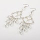 Stylish Electroplate Glass Beads Earrings EJEW-PJE708-1-3