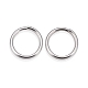 304 anelli portachiavi in ​​acciaio inox STAS-P223-22S-06-3