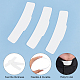 Benecreat 50 шт. пластиковый воротник с язычком для рубашки духовенства AJEW-BC0003-64B-4