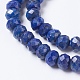 Chapelets de perles en lapis-lazuli naturel G-F568-155-C-3