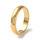 Chapado en iones (ip) 304 anillo de dedo de banda simple de acero inoxidable para mujeres y hombres RJEW-F152-03G-1