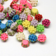 Handmade Polymer Clay Flower Beads CLAY-Q221-04-1