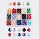 15 Farbe Glas Perlen HY-X0008-6mm-1