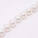 Poignées de sac de perles rondes en acrylique blanc FIND-TAC0006-24K-02-2