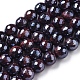 Electroplated Natural Tiger Eye Beads Strands X-G-F660-02-10mm-1