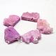 Electroplated Natural Druzy Crystal Beads Strands G-N0257-04-2