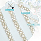 Cinta de encaje de perlas de imitación benecreat de 3.3 yarda OCOR-BC0001-88-4
