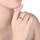 Ajustable 925 anillos de dedo del manguito de plata esterlina tailandesa RJEW-BB30349-2