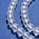 Perles de cristal de quartz brins X-G497-8mm-2