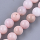 Rosa naturale perline opale fili G-S333-10mm-017-1