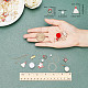 Sunnyclue 141 Stück DIY Weihnachten Themen Ohrring Herstellung Kits DIY-SC0015-12-3