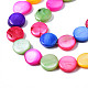 Eau douce naturelle de coquillage perles brins SHEL-S278-019B-3
