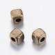 Séparateurs perles en alliage de style tibétain X-TIBE-Q063-08AB-NR-2