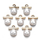 Pendenti di perle imitazione plastica abs OACR-N010-012-2