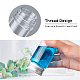BENECREAT 8 Pack 200ml Clear PET Plastic Storage Containers Jars with Aluminum Screw Caps DIY-BC0001-85-5
