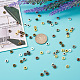 Kissitty 350 stücke 7 farben legierung perlen im tibetischen stil TIBEB-KS0001-06-7