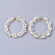 Colgantes de perlas de imitación de plástico abs FIND-S306-15E-2