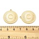 Латуни кабошон сеттинги подвески KK-B134-24G-3
