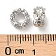 Perles de zircone cubique micro pave en Laiton KK-P239-31A-P-3