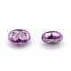 Perles de rocailles en verre de couleurs opaques teintes SEED-N004-007-06-6