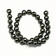 Non-magnetic Synthetic Hematite Beads Strands X-G-S084-6mm-2