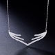 Collana con pendente in argento sterling Shegrace placcato rodio JN602A-4