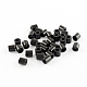 PE Fuse Beads, DIY Melty Beads, Tube, Black, 5x5mm, Hole: 3mm, about 8000pcs/500g