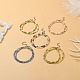 Wickelarmband aus Glassamenperlen mit zwei Schlaufen für Damen BJEW-JB09216-6
