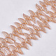 Electroplate Glass Beads Strands EGLA-T017-06C-1