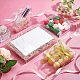 折りたたみ可能な透明ペットボックス  クラフトキャンディ包装結婚式パーティーの好意のギフトボックス  正方形  透明  10x10x3cm CON-WH0069-56-7