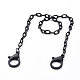 Collane a catena portacavi in plastica abs personalizzate NJEW-JN03310-02-1