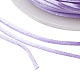 ナイロン糸  ラットテールサテンコード  紫色のメディア  1.0mm  約76.55ヤード（70m）/ロール NWIR-JP0013-1.0mm-672-4