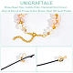 Unicraftale 40Pcs 4 Style Brass Bead Tips KK-UN0001-58-5