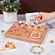 Wood Finger Ring Organizer Display Stands RDIS-WH0009-019-3