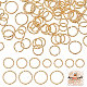 Beebeecraft 150 pz 3 anelli di salto aperti in ottone stile KK-BBC0004-52-1