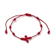 Bracelets de perles tressées réglables en corde de nylon unisexe BJEW-JB05798-01-1