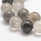 Nuvoloso naturale perle di quarzo fili G-E376-8mm-01-1